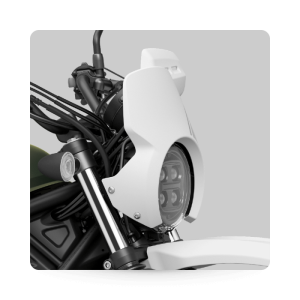 CL500 Headlight Visor