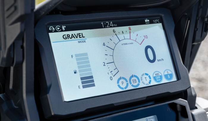 Selectable Riding Modes Selectable Riding Modes