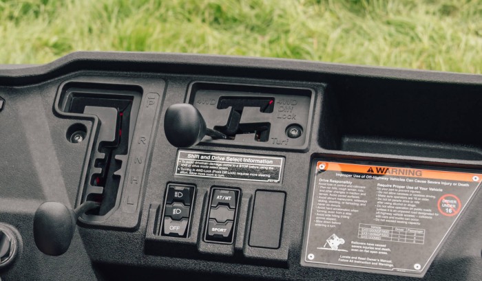 Turf Mode/2WD/4WD/Diff Lock